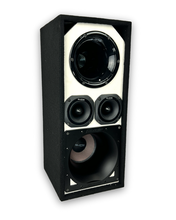 Loaded  COMANDO Audio LA Speaker Box (1 LA 6.5'') (2T)(1D)(WHITE)