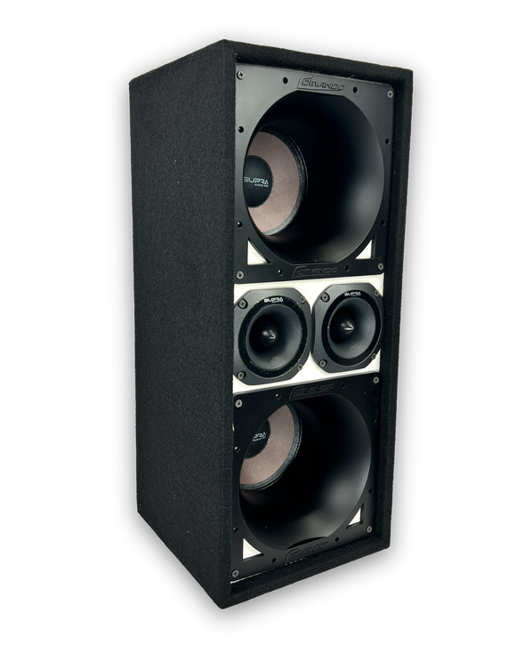 Loaded  COMANDO AudiOLA Speaker Box (2 LA 6.5'') (2T)(WHITE)