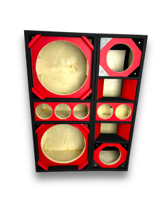 CHUCHERO EXPRESS® BRAZILIAN 12" STYLE, 2 SPEAKERS, 3 TWEETERS and brazilizn boxes 2 driver 2 tweeter 2 LA( 6.5' AND 8')'