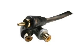 Supra Audio Pro 1 Male to 2-Female RCA Y-ADAPTER CABLE