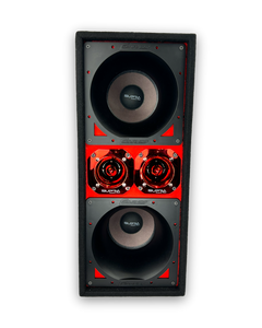 Loaded Supra Audio LA Speaker Box (2 LA 6.5'') (2T)(RED)